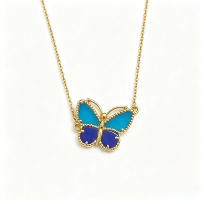 [Super CiCi] 2026 NEW LUCKY BUTTERFLY 1 MOTIFS NECKLACE