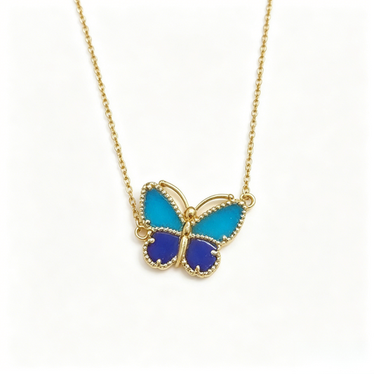 [Super CiCi] 2026 NEW LUCKY BUTTERFLY 1 MOTIFS NECKLACE