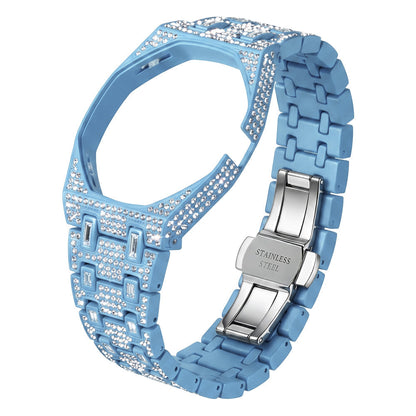 [Super CiCi]Royal Oak Pop Exclusive Bioceramic Case & Bioceramic Strap Full Diamond