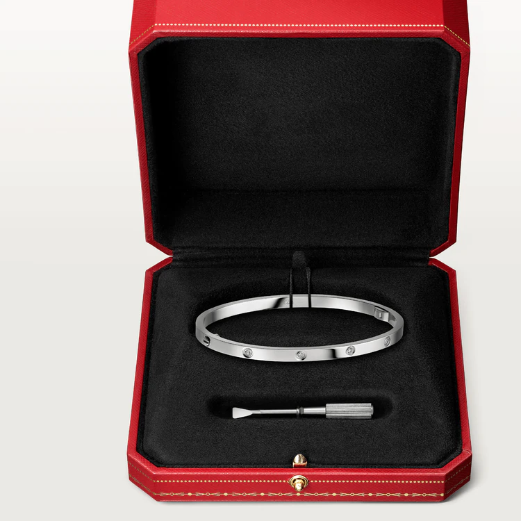 [Super CiCi ]LOVE BRACELET 3.65MM 10 DIAMONDS