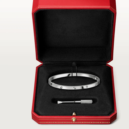 [Super CiCi ]LOVE BRACELET 3.65MM 10 DIAMONDS
