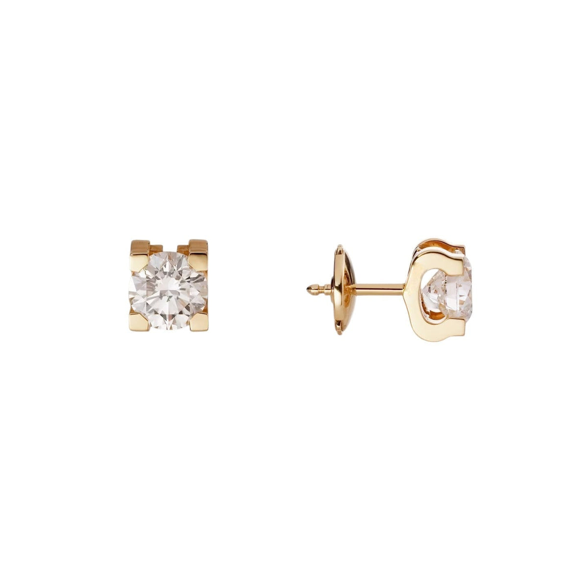 [Super CiCi]C DE DIAMOND STUD EARRINGS