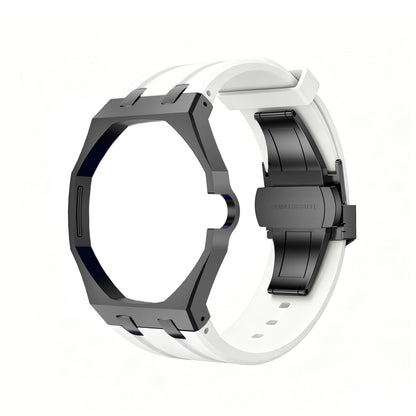 [Super CiCi]OAK POP BLACK STEEL CASE & SILICONE STRAP