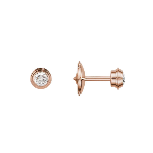 [Super CiCi]D'AMOUR 5MM DIAMOND STUD EARRINGS