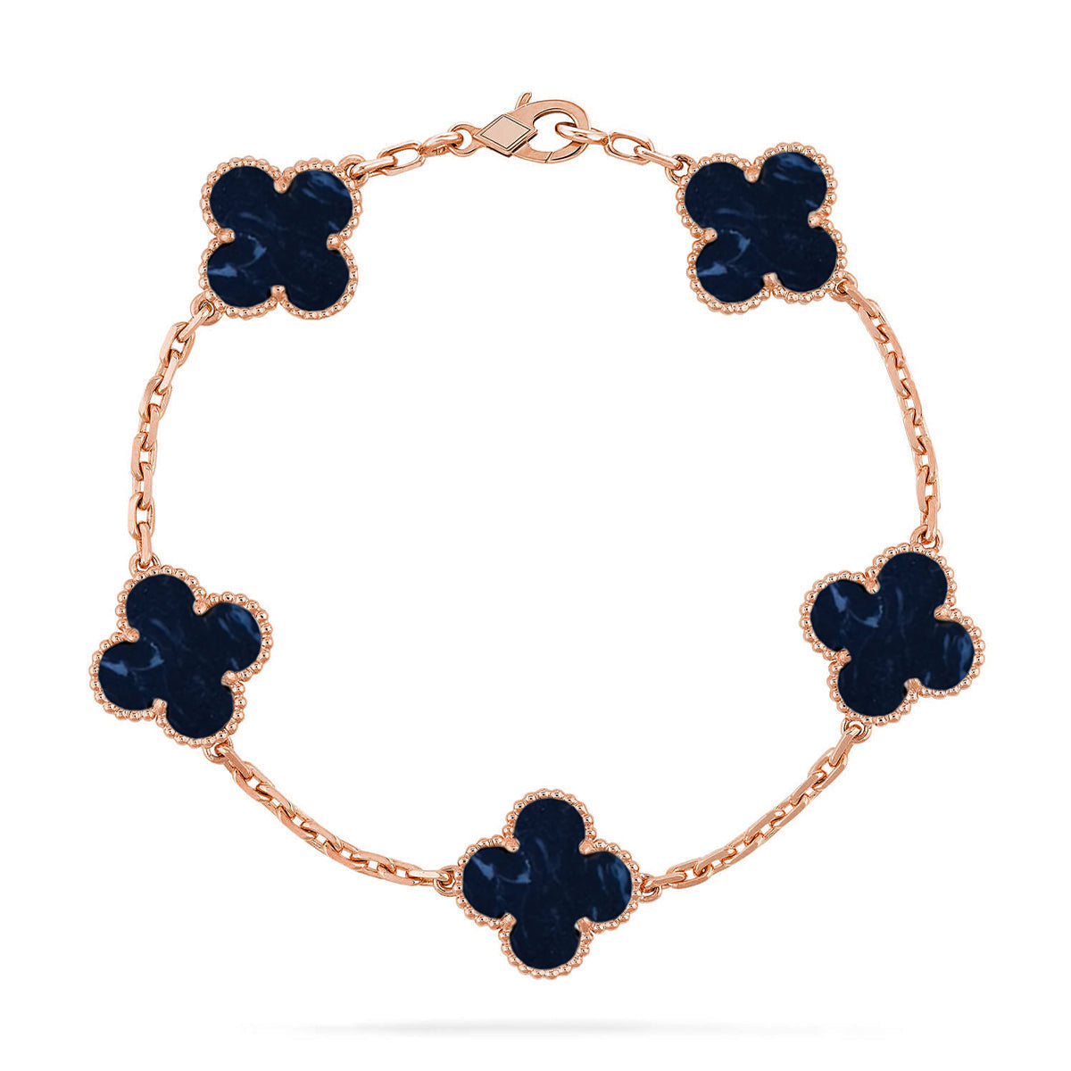 [Super CiCi ]CLOVER 5 MOTIF PIETERSITE BRACELET COLLECTION