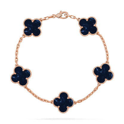 [Super CiCi ]CLOVER 5 MOTIF PIETERSITE BRACELET COLLECTION