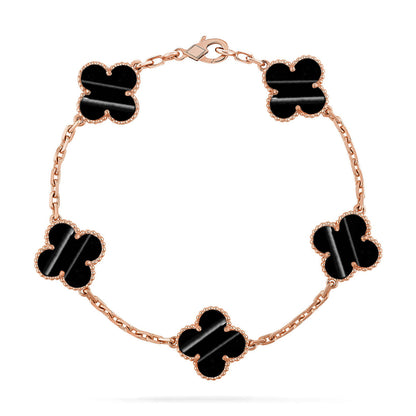 [Super CiCi ] CLOVER 5 MOTIF PULSAR STONE BRACELET COLLECTION