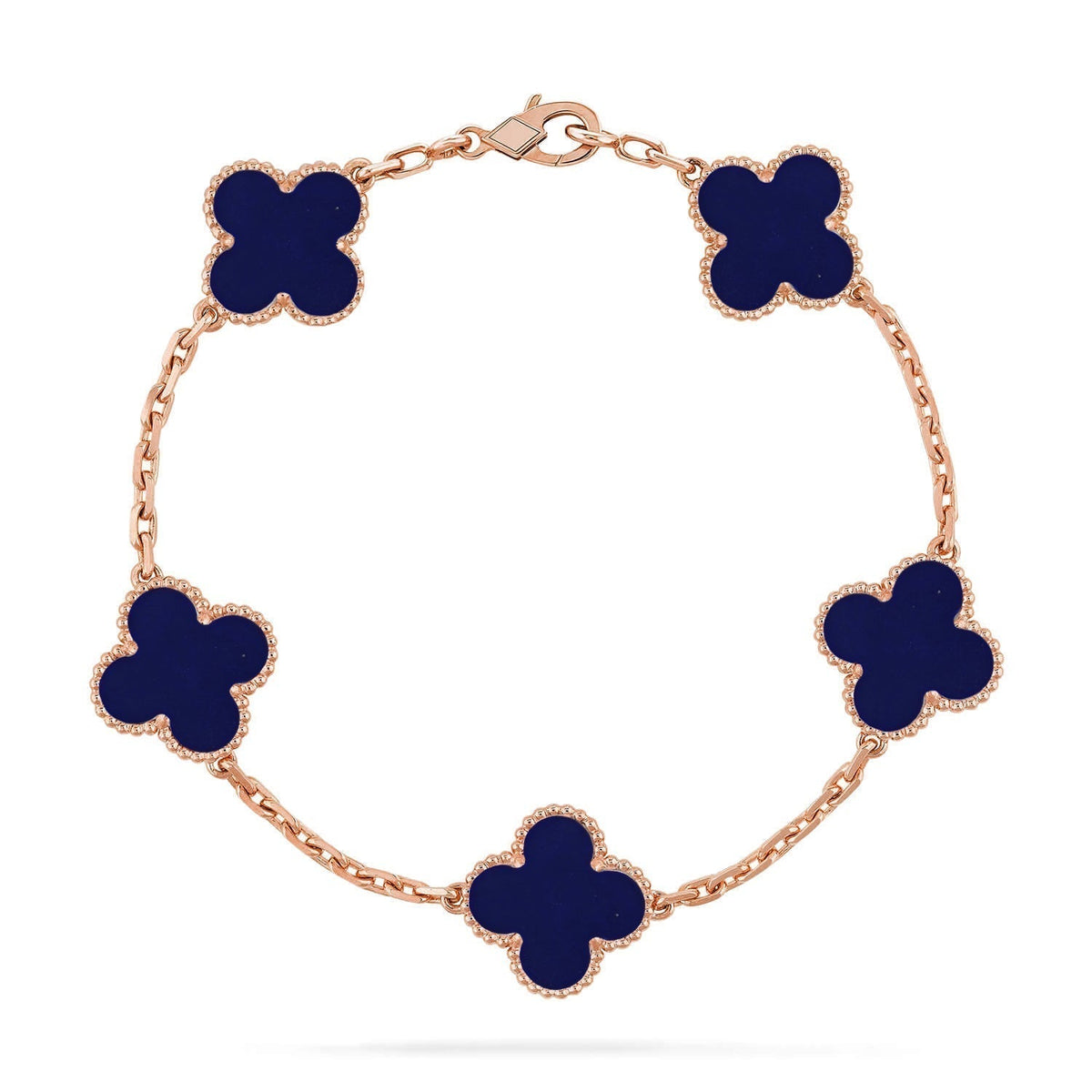 [Super CiCi ]CLOVER 5 MOTIF LAPIS LAZULI BRACELET COLLECTION