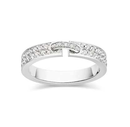 [Super CiCi ]ALLIANCE LIENS VIDENCE PAVED DIAMOND 4MM RING