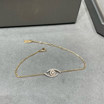 [Super CiCi]Lucky Eye Pave-Set Diamond Bracelet
