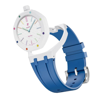 [Super CiCi]Royal Oak Pop Exclusive Bioceramic Case & Silicone Strap Mix Color