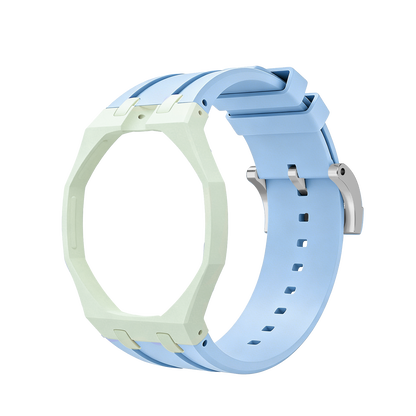 [Super CiCi]Royal Oak Pop Exclusive Bioceramic Case & Silicone Strap Mix Color