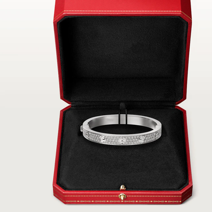 [Super CiCi ]LOVE BRACELET 6.1MM DIAMOND-PAVED