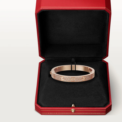 [Super CiCi ]LOVE BRACELET 6.1MM DIAMOND-PAVED