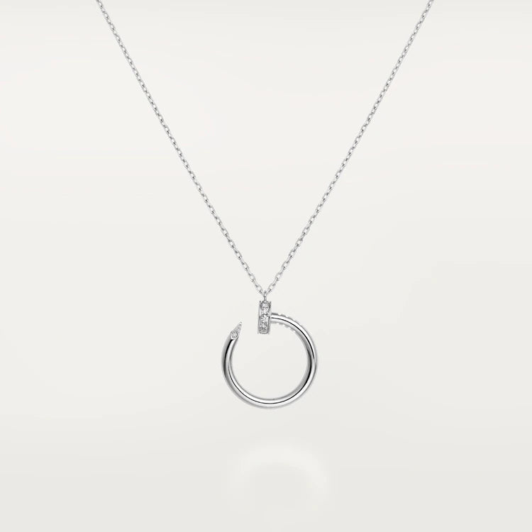 [Super CiCi ]JUSTE NECKLACE SILVER