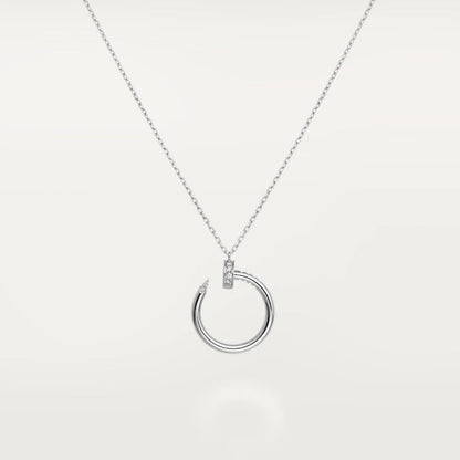 [Super CiCi ]JUSTE NECKLACE SILVER