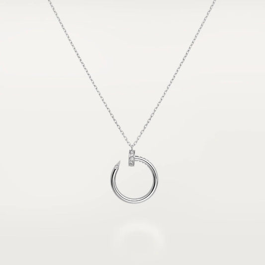 [Super CiCi ]JUSTE NECKLACE SILVER