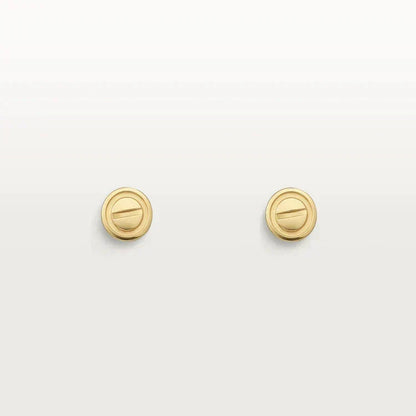 [Super CiCi ]LOVE EARRINGS GOLD 10MM