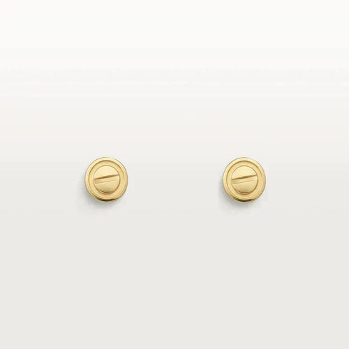 [Super CiCi ]LOVE EARRINGS GOLD 10MM