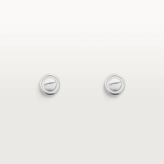 [Super CiCi ]LOVE EARRINGS SILVER 10MM
