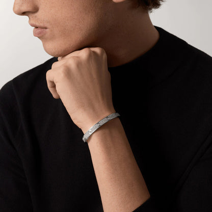[Super CiCi ]LOVE BRACELET 6.1MM DIAMOND-PAVED 10 BIG DIAMONDS