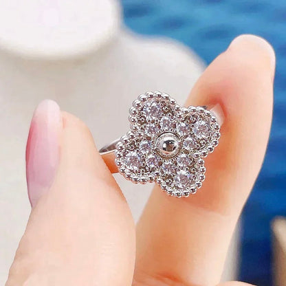 [Super CiCi ]CLOVER DIAMOND RING