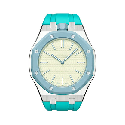 [Super CiCi]ROYAL OAK POP EXCLUSIVE STEEL CASE & SILICONE STRAP