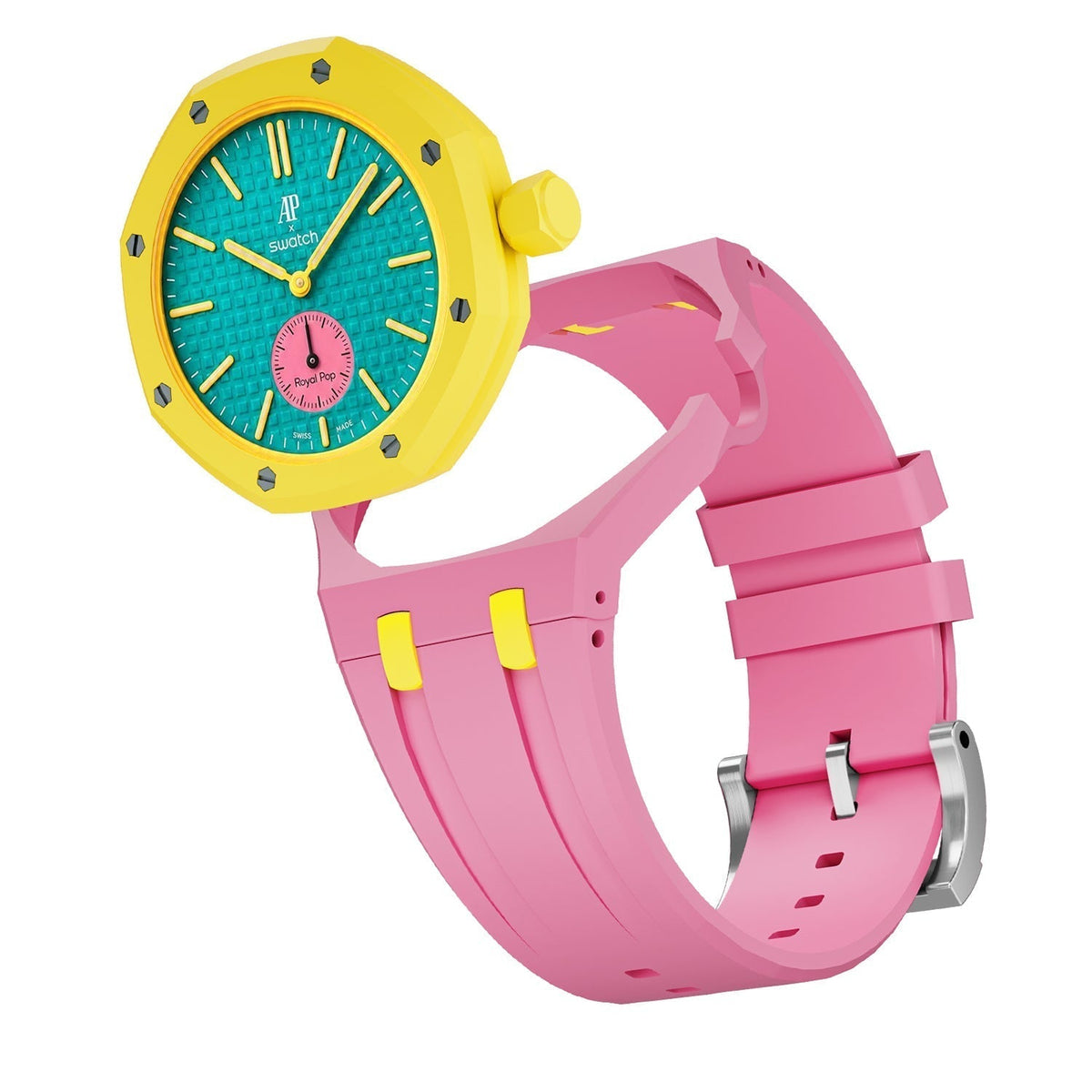 [Super CiCi]Royal Oak Pop Exclusive Bioceramic Case & Silicone Strap Mix Color
