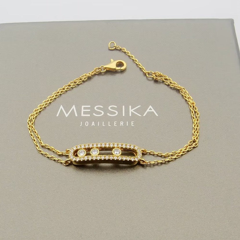 [Super CiCi] Move Classique pav¨¦ bracelet