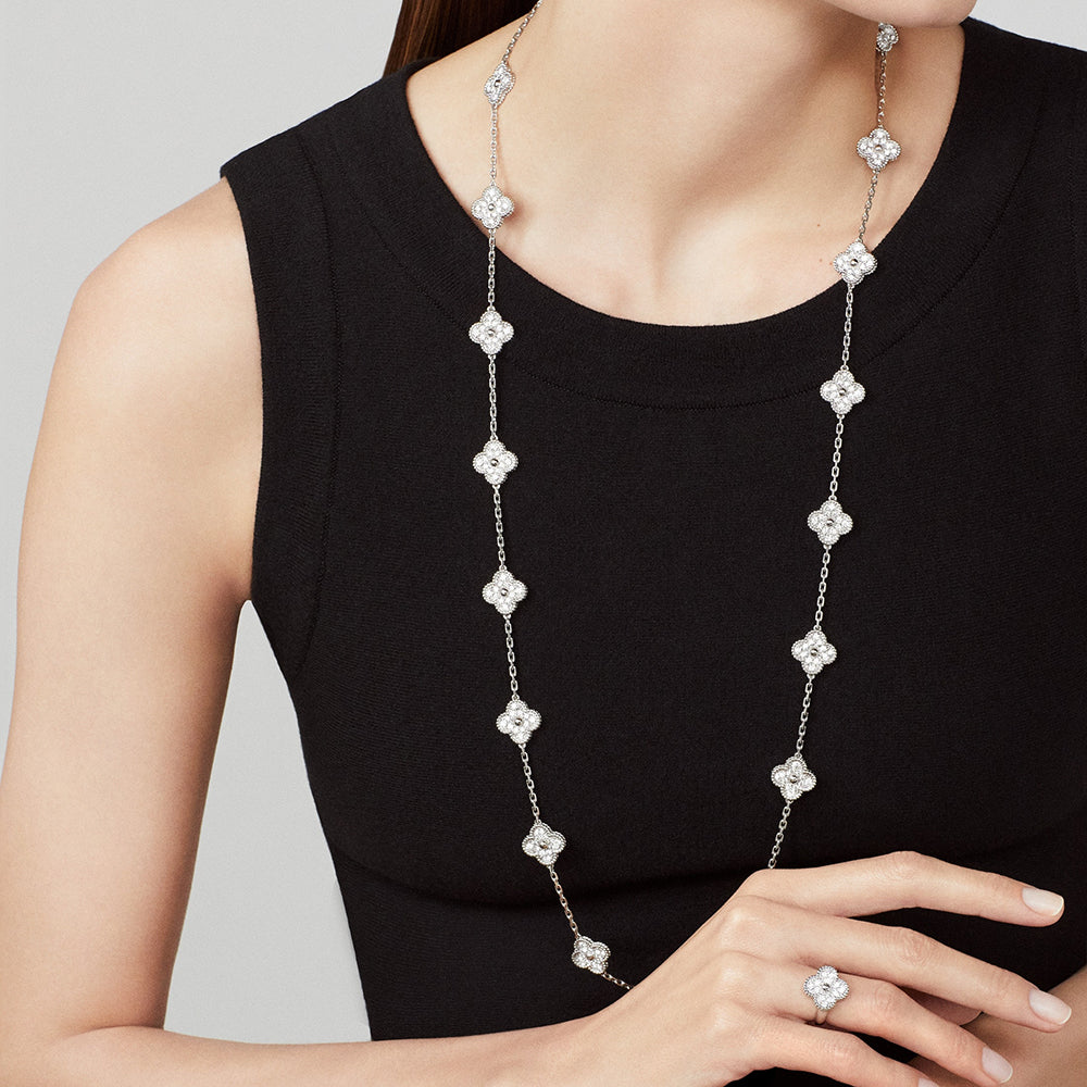 [Super CiCi ]CLOVER 20 MOTIFS  LASER SILVER