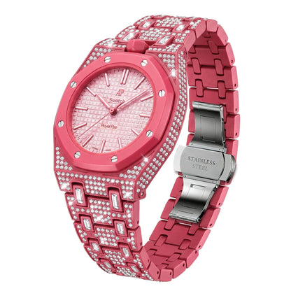[Super CiCi]Royal Oak Pop Exclusive Bioceramic Case & Bioceramic Strap Full Diamond