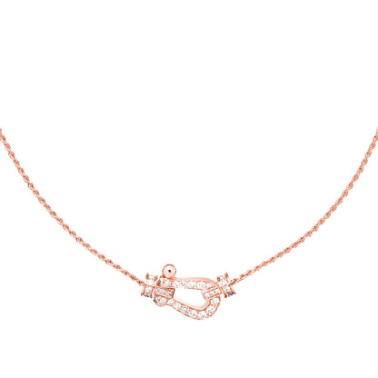 [Super CiCi ]FORCE 10 PINK GOLD DIAMOND NECKLACE