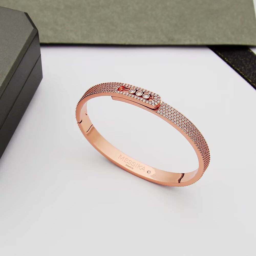 [Super CiCi]Move Noa Full Pav¨¦ Diamond Bangle Bracelet