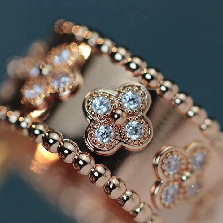 [Super CiCi ]CLOVER KALEIDOSCOPE RING 10MM