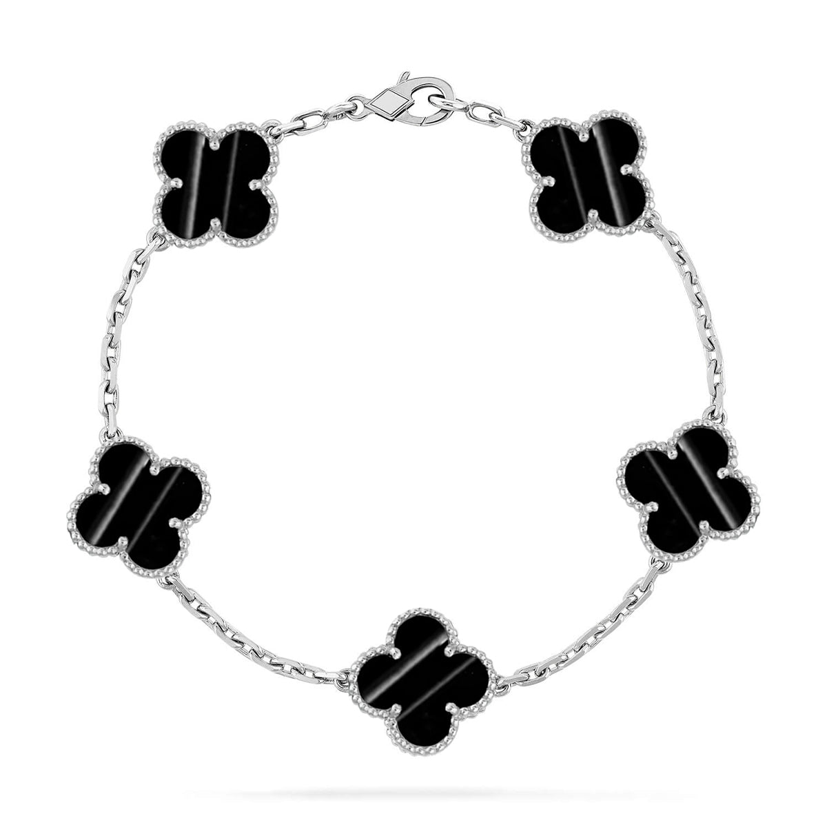 [Super CiCi ] CLOVER 5 MOTIF PULSAR STONE BRACELET COLLECTION