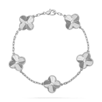 [Super CiCi ] CLOVER 5 MOTIF LASER BRACELET COLLECTION