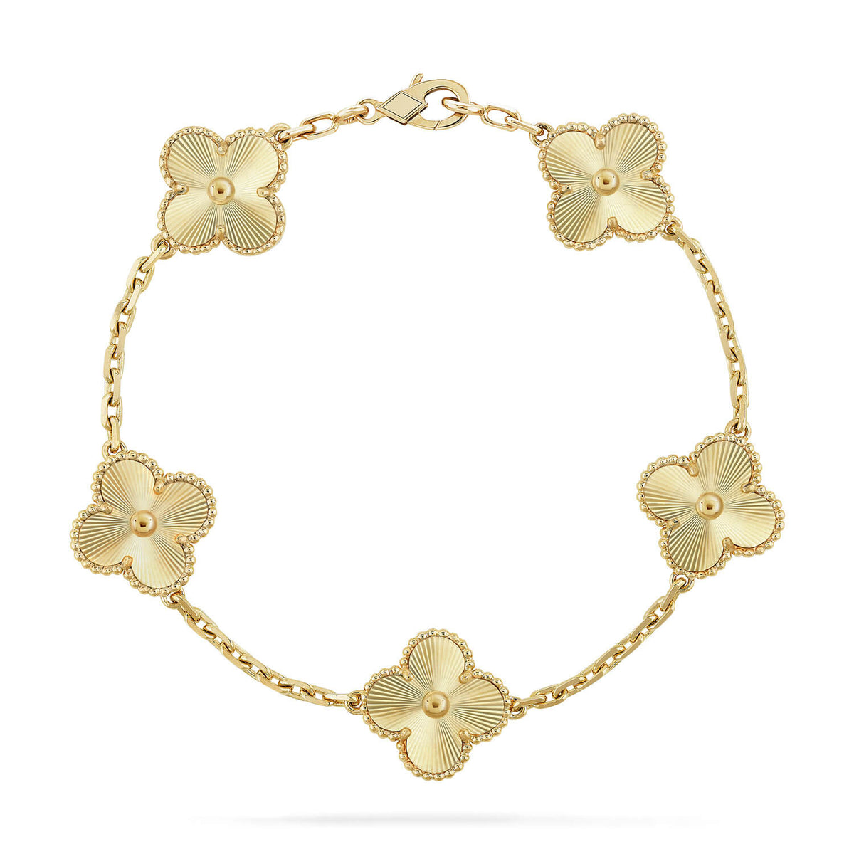 [Super CiCi ] CLOVER 5 MOTIF LASER BRACELET COLLECTION