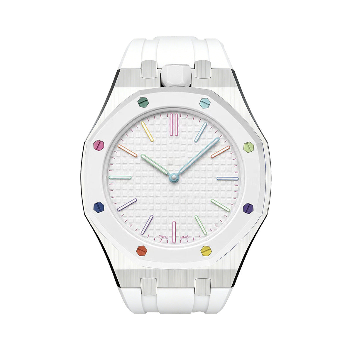 [Super CiCi]ROYAL OAK POP EXCLUSIVE STEEL CASE & SILICONE STRAP