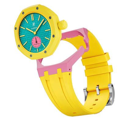 [Super CiCi]Royal Oak Pop Exclusive Bioceramic Case & Silicone Strap Mix Color