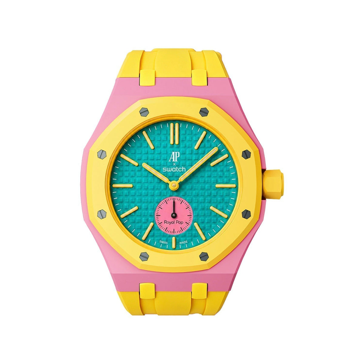 [Super CiCi]Royal Oak Pop Exclusive Bioceramic Case & Silicone Strap Mix Color