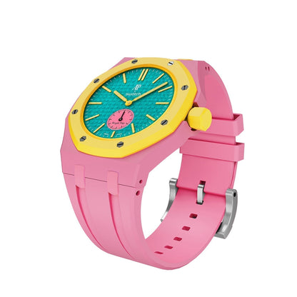 [Super CiCi]OAK POP EXCLUSIVE PINK SILICONE STRAP