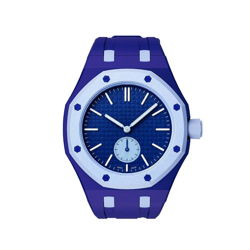 [Super CiCi]OAK POP EXCLUSIVE DARK BLUE AND LIGHT BLUE SILICONE STRAP