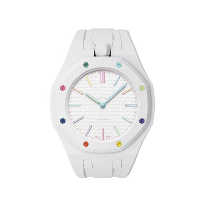 [Super CiCi]OAK POP EXCLUSIVE  WHITE SILICONE STRAP