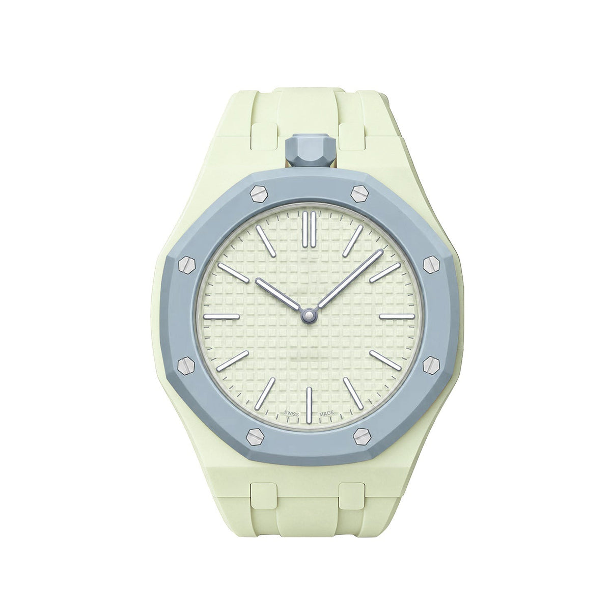 [Super CiCi]OAK POP EXCLUSIVE CREAMY YELLOW SILICONE STRAP