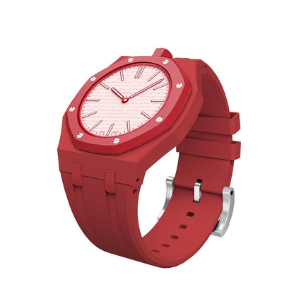 [Super CiCi]OAK POP EXCLUSIVE RED SILICONE STRAP