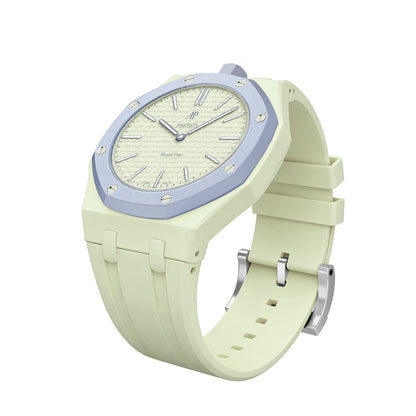 [Super CiCi]OAK POP EXCLUSIVE CREAMY YELLOW SILICONE STRAP