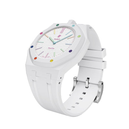 [Super CiCi]OAK POP EXCLUSIVE  WHITE SILICONE STRAP