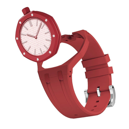 [Super CiCi]OAK POP EXCLUSIVE RED SILICONE STRAP