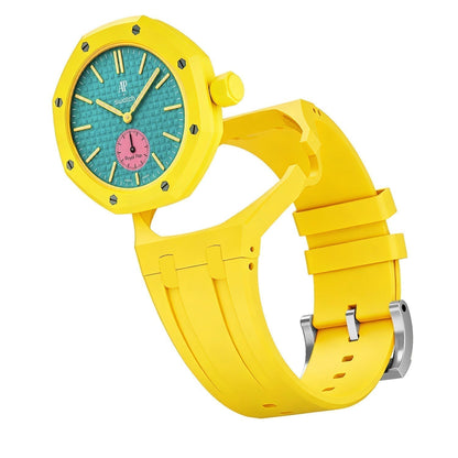 [Super CiCi]OAK POP EXCLUSIVE YELLOW SILICONE STRAP