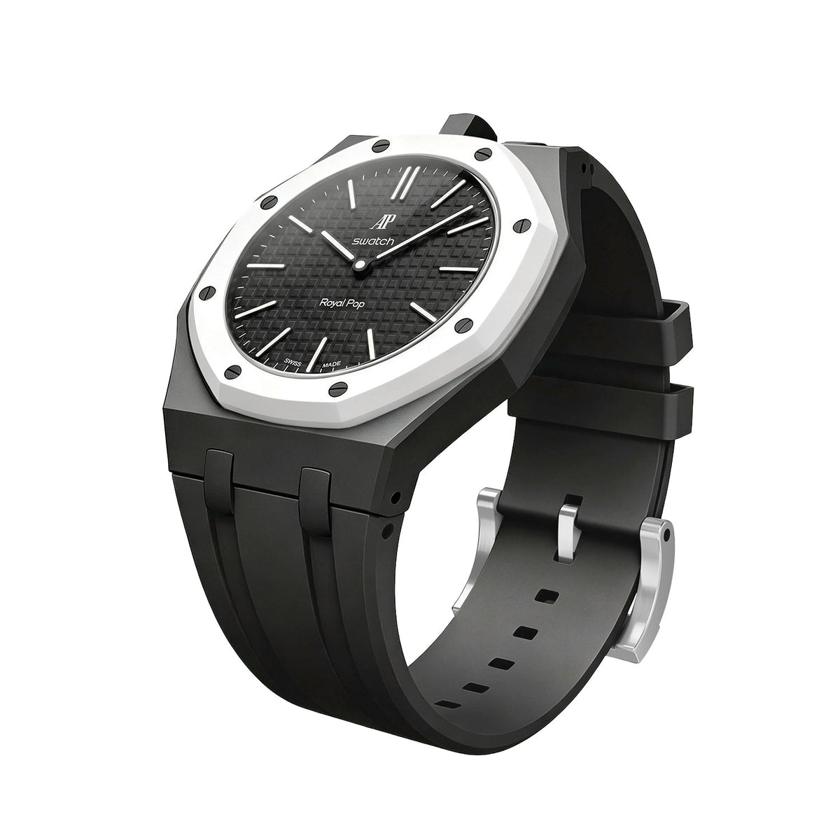 [Super CiCi]OAK POP EXCLUSIVE BLACK SILICONE STRAP